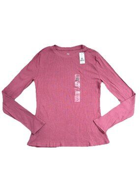 NWT Woman's DIP Long Sleeve Pullover Pink Shirt Size S